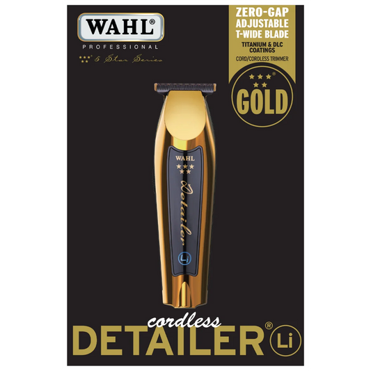 Wahl Cordless Detailer Li Trimmer Gold