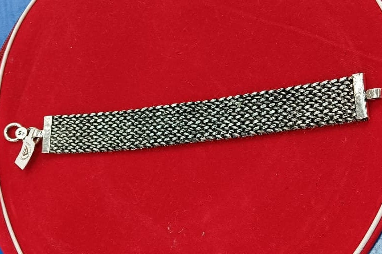 925 Sterling Silver Heavy Bracelet for Men