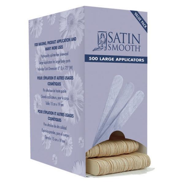 Satin Smooth Large Wood Applicators (500 Pk)