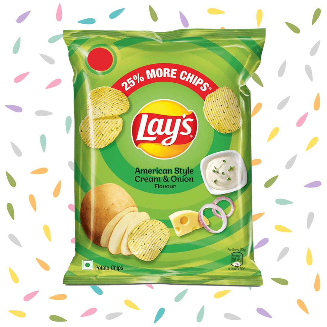 Lays American Style Cream & Onion 50g - Sama Homes