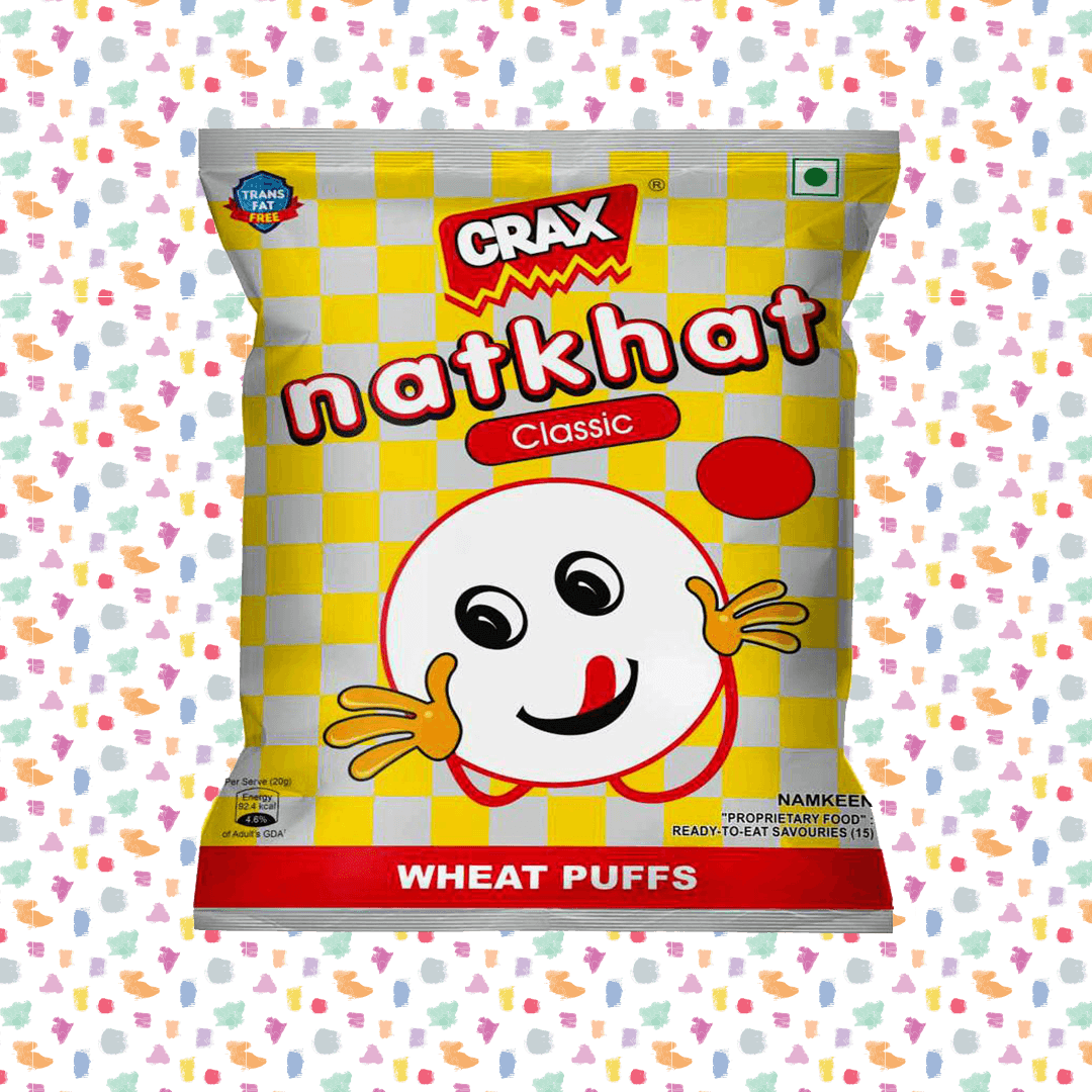 Natkhat Classic Wheat Puffs Pack of 2 - Sama Homes