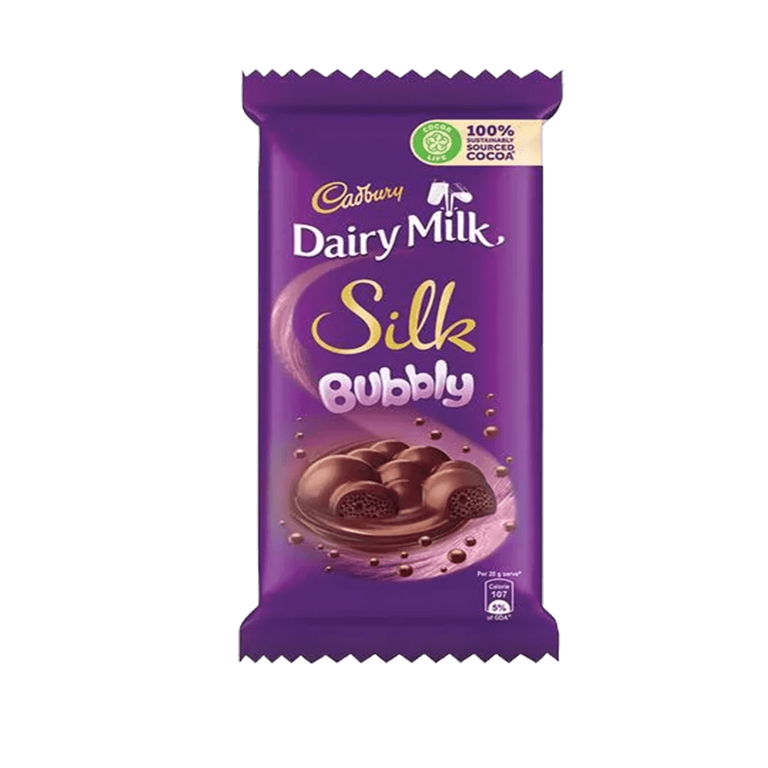 Cadbury Dairy Milk Silk Bubbly - Sama Homes