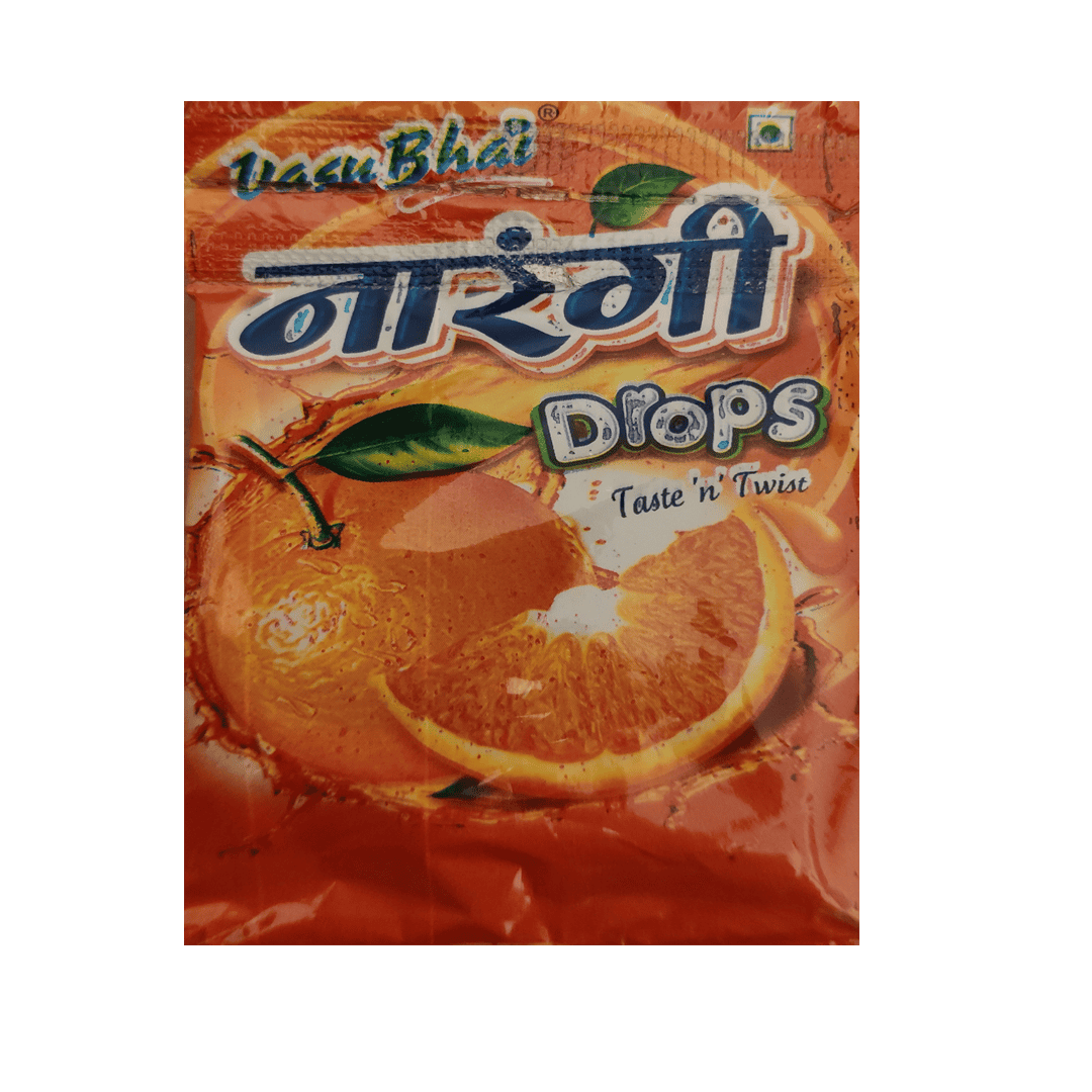 Vasu Bhai Narangi/Orange Drops Pack Of 10 - Sama Homes