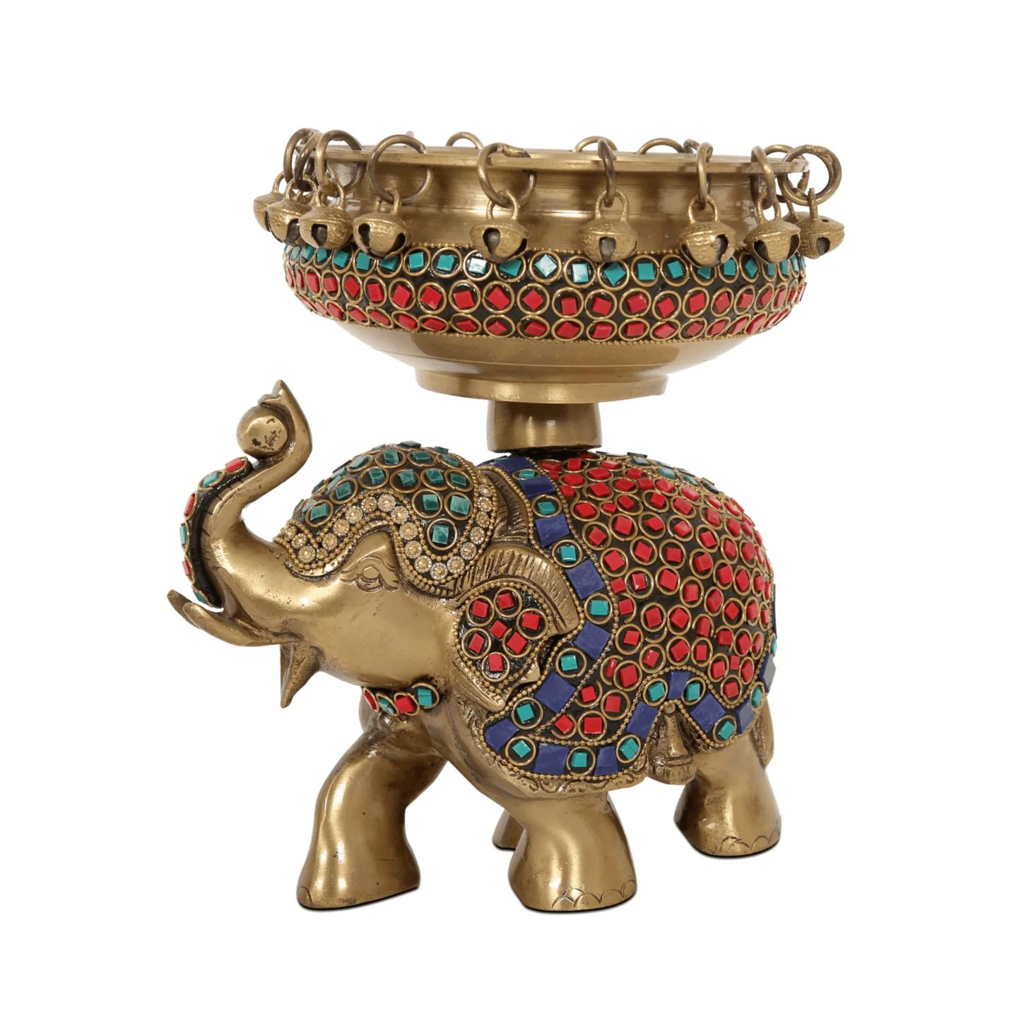 Brass Elephant Urli | Decorative Bowls for every festivals - Sama Homes