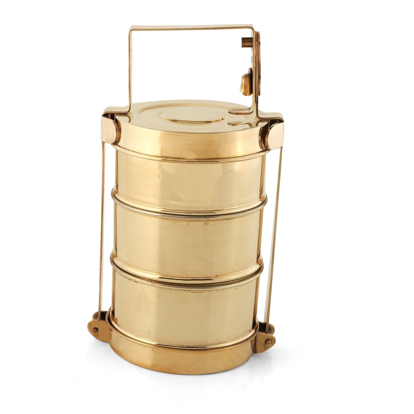Brass Tiffin Box / Lunch Box - Sama Homes