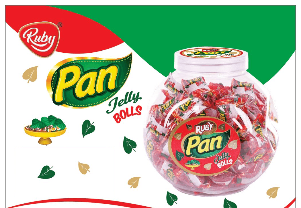 Ruby Pan Jelly Bolls - Pan Flavored Jelly Pack Of 20 - Sama Homes