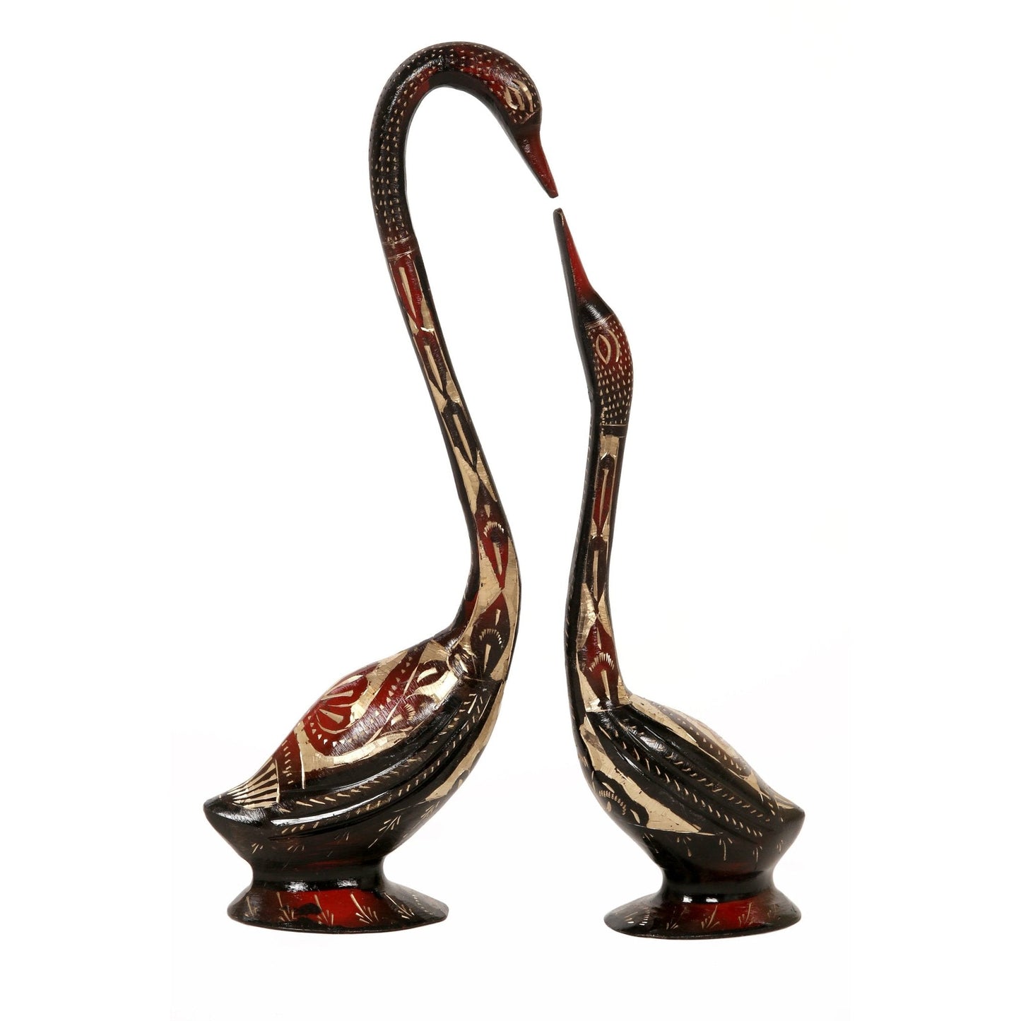 Pair of Swan Statue - Sama Homes