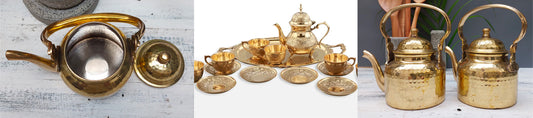 Brass Tea and Coffee Cattle and Serveware
