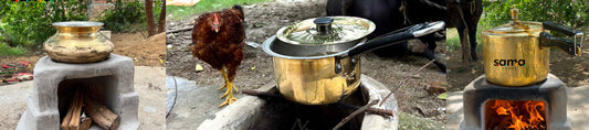 Brass Cookwares - Brass Patila, Brass Cooker, Brass Frypan