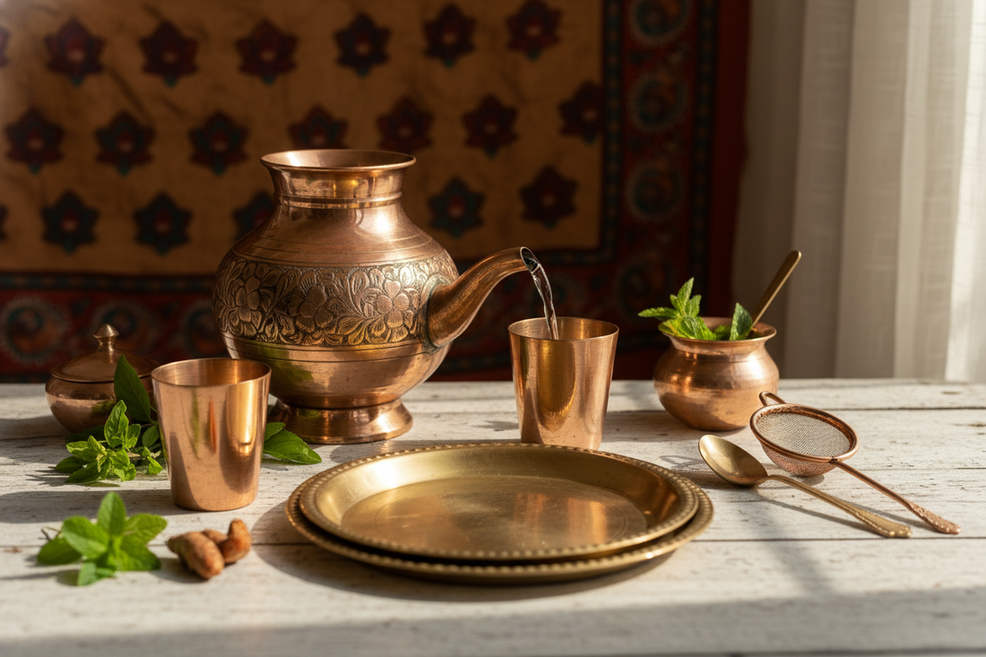 Ayurvedic Importance of Copper and Brass in Daily Life.