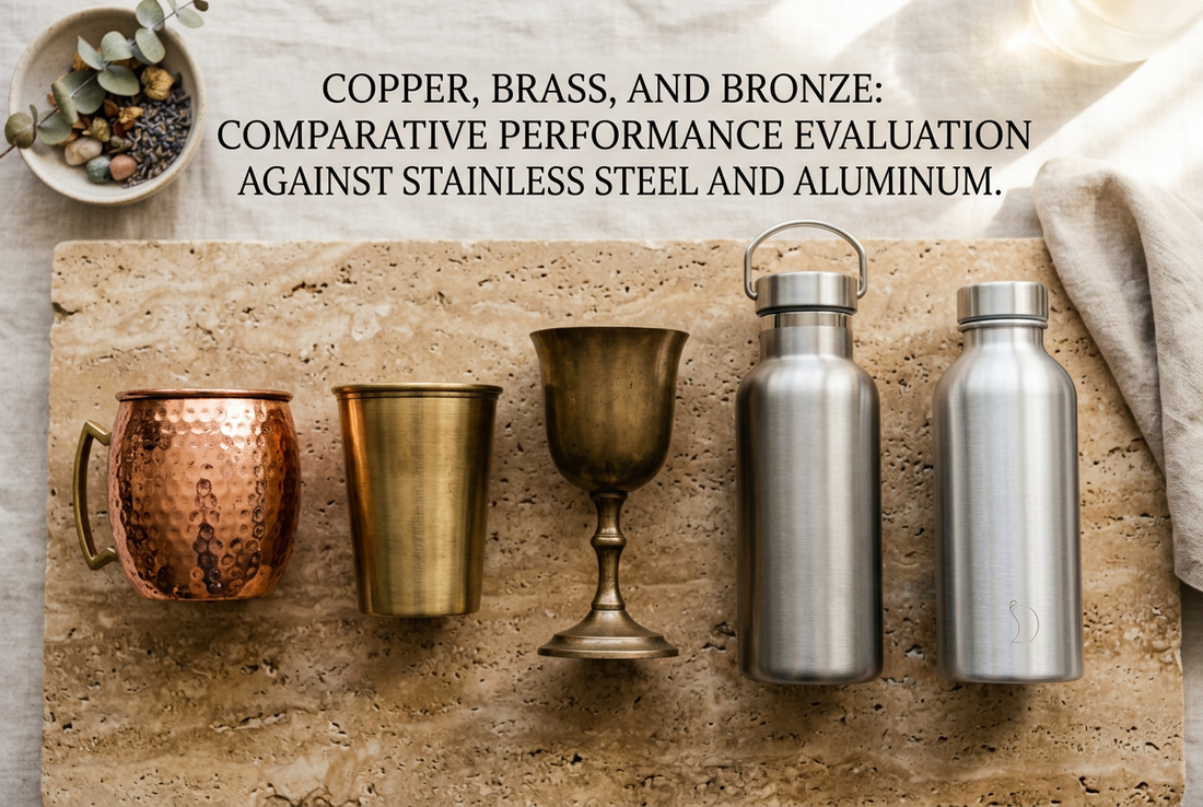 Copper vs Brass vs Bronze vs  Stainless Steel vs Aluminum