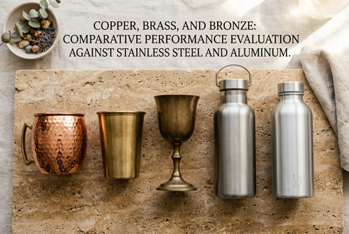 Copper vs Brass vs Bronze vs  Stainless Steel vs Aluminum