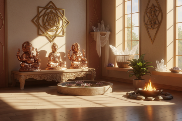 Harmonizing the Dwelling: Vastu Shastra, Cosmic Energy, and the Transformative Power of Copper and Brass Idols