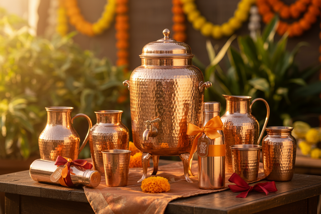 Premium Copper Dispensers for Festivals, Gifting, and Daily Use