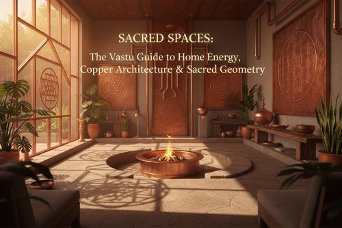 Sacred Spaces: The Vastu Guide to Home Energy, Copper Architecture & Sacred Geometry