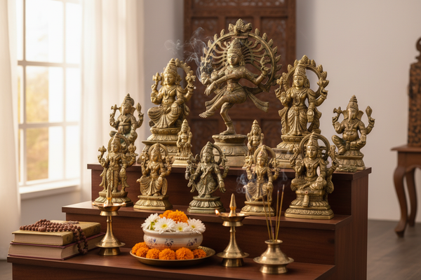 The Complete Guide to Choosing Brass and Bronze Idols for Home Temple