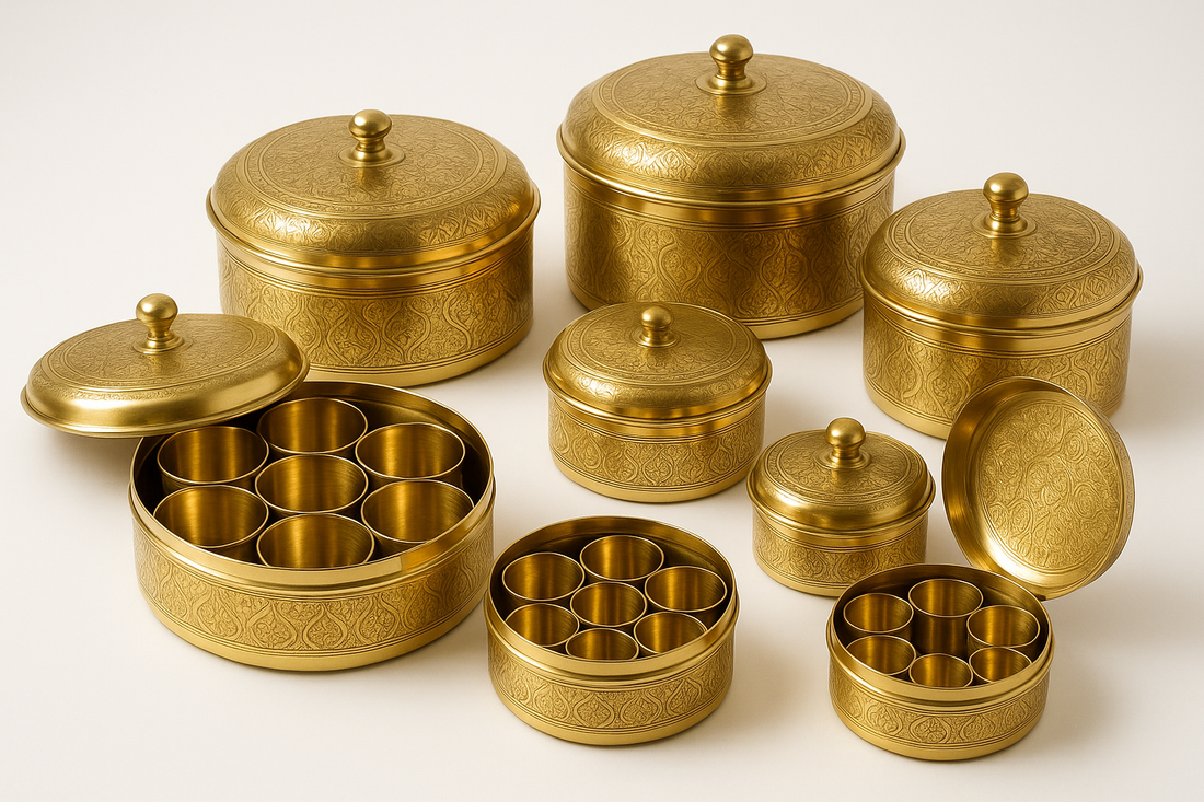 Wholesale Brass Spice Boxes for Gift Shops and Boutiques