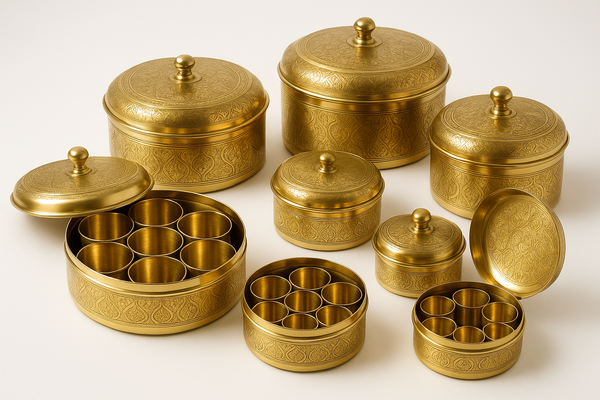 Wholesale Brass Spice Boxes for Gift Shops and Boutiques