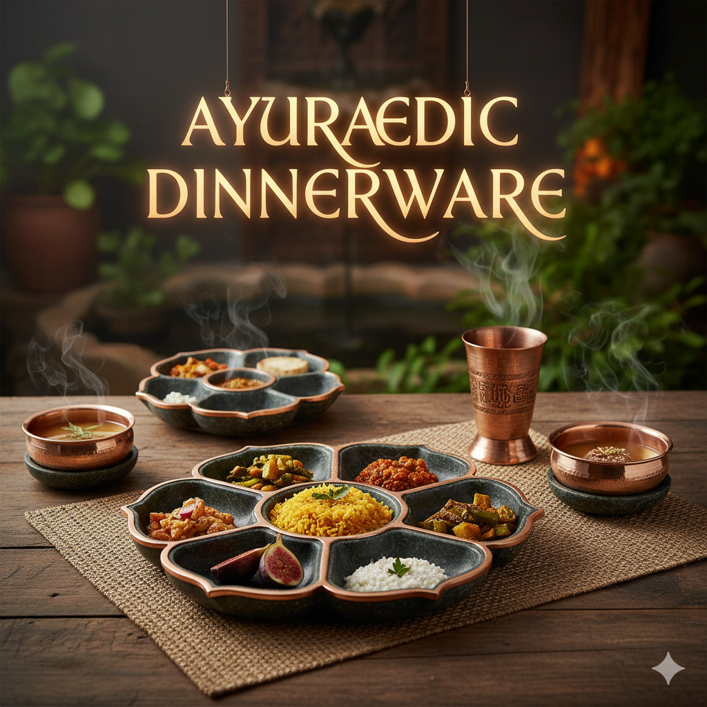 Ayurvedic Dinnerware Collection – Mindful Dining for Wellness - Sama Homes