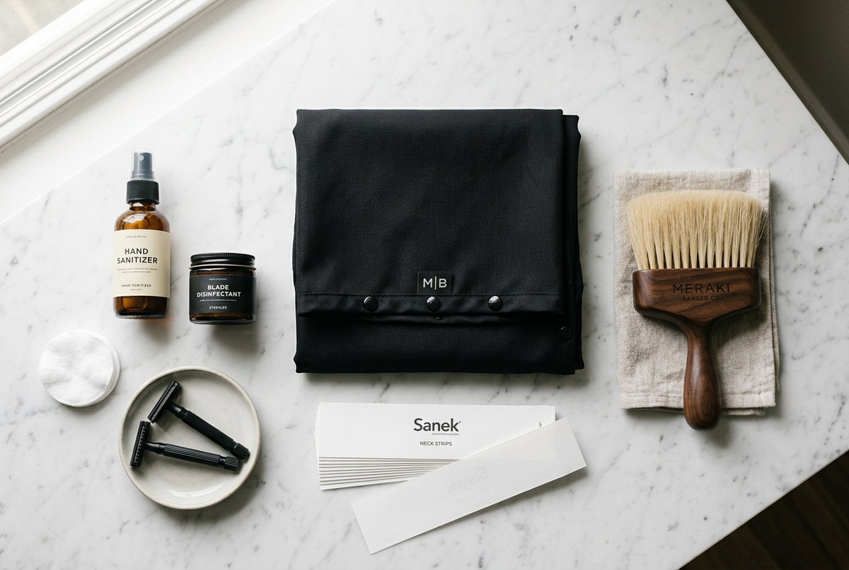 Capes, Neck Dusters & Barber Hygiene