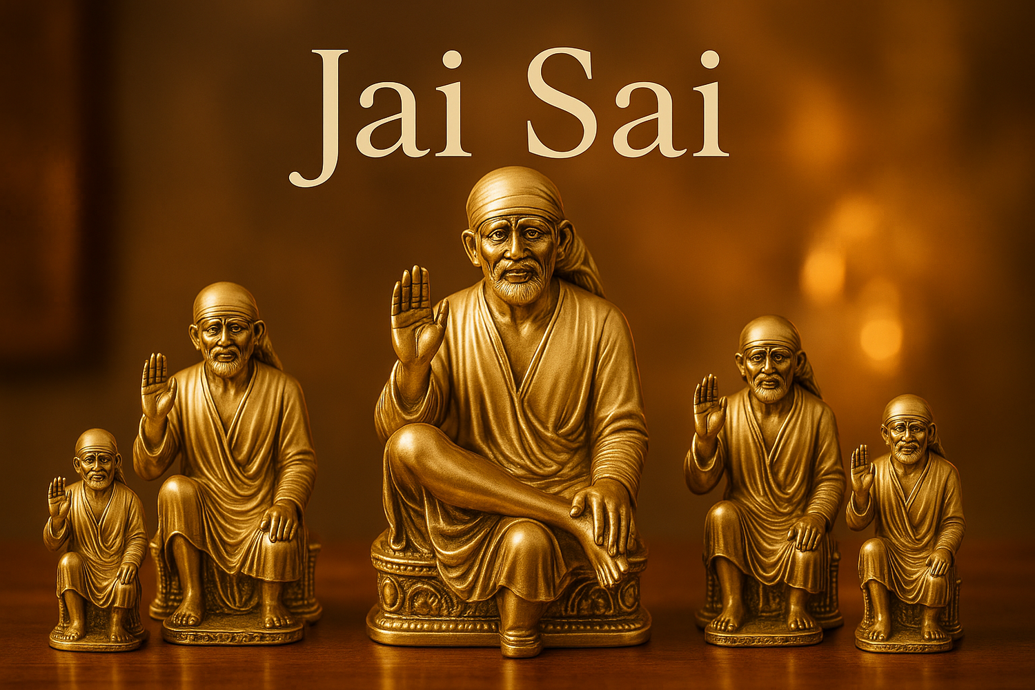 Brass Shirdi Sai Baba Idols – 99.9% Certified Handcrafted Brass