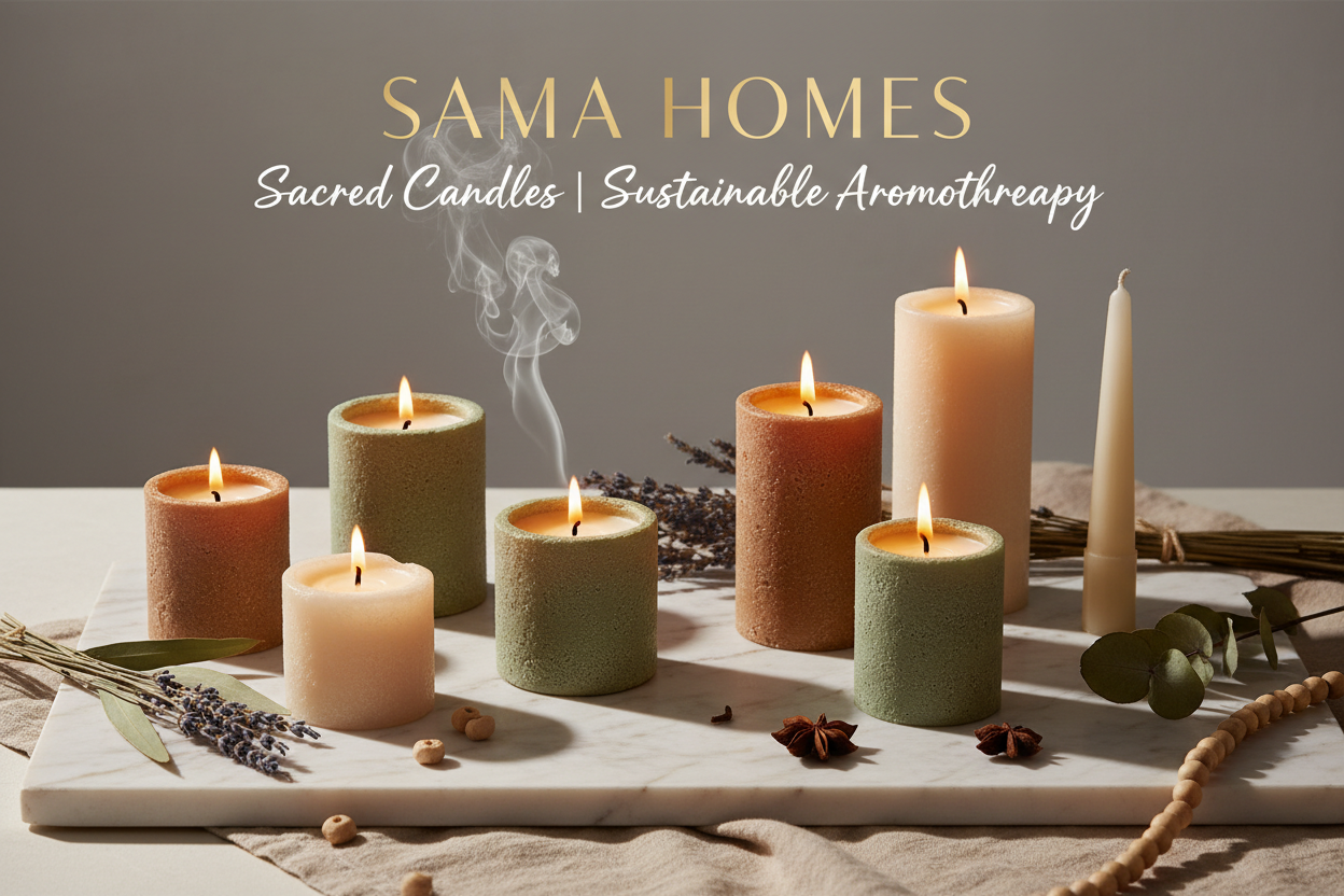 Sacred Candles | Sustainable Aromatherapy | SAMA Homes