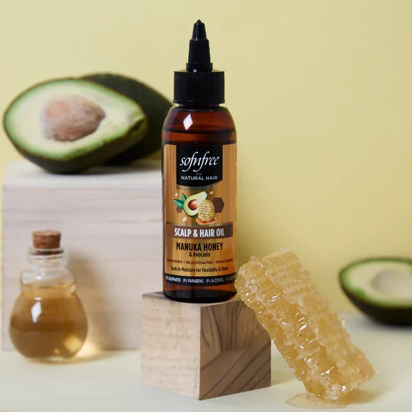 Sofn'free Scalp and Hair Oil with Manuka Honey and Avocado 100 ml by Sofn'free - Sustainable Living (View 3)