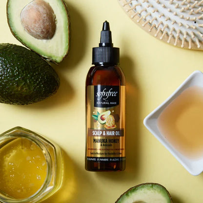 Sofn'free Scalp and Hair Oil with Manuka Honey and Avocado 100 ml by Sofn'free - Sustainable Living (View 2)