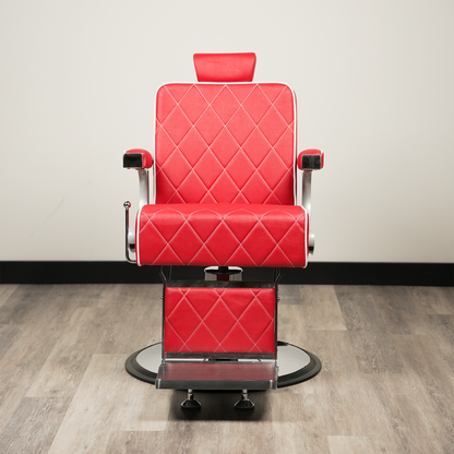 Belfast Barber Chair Red by LEVANT BARBER EQUIPMENT - Sustainable Living (View 2)