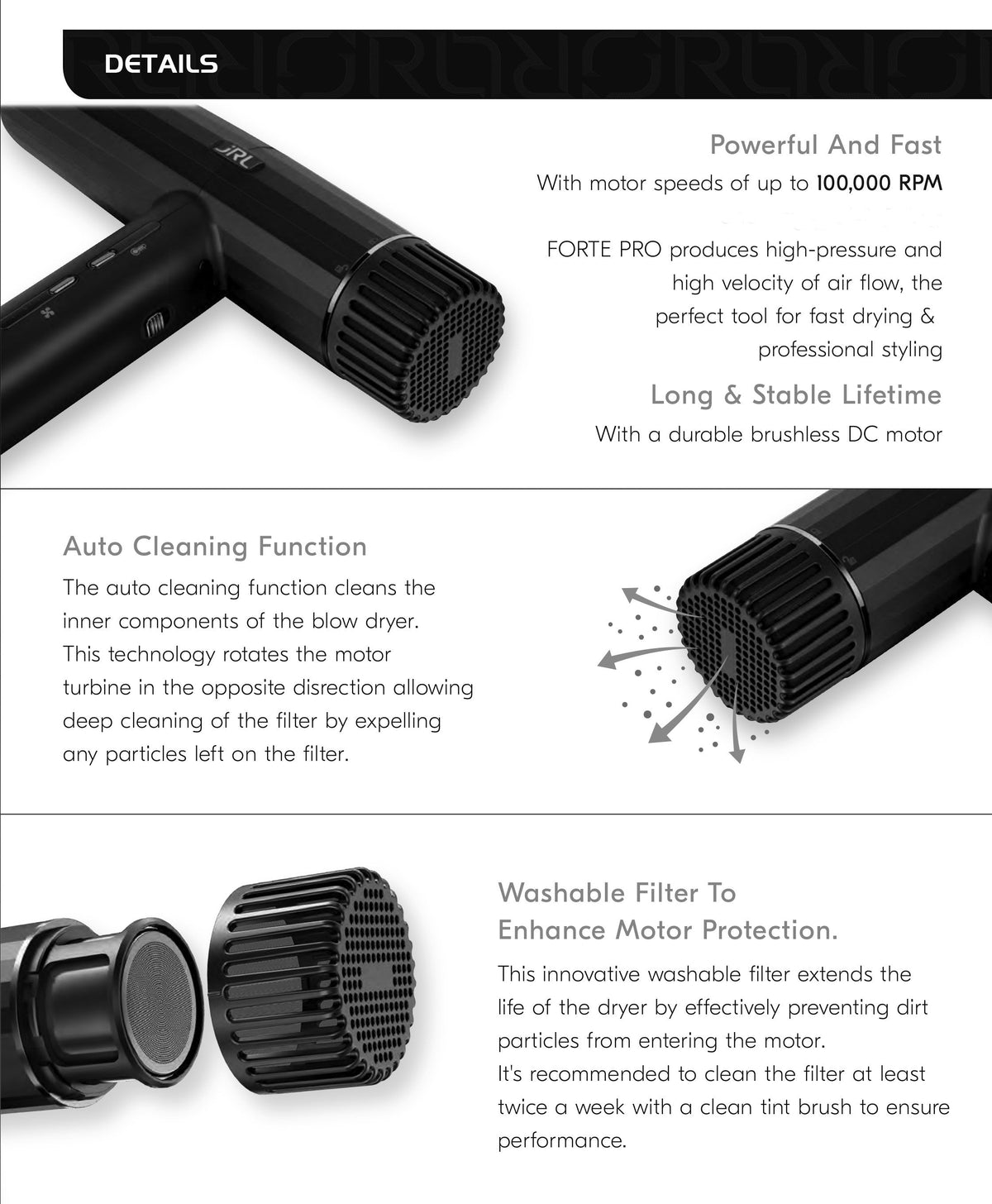 JRL Forte Pro Dryer by JRL - Sustainable Living (View 5)