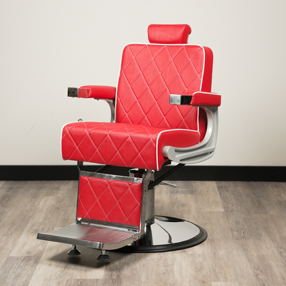 Belfast Barber Chair Red by LEVANT BARBER EQUIPMENT - Sustainable Living (View 3)