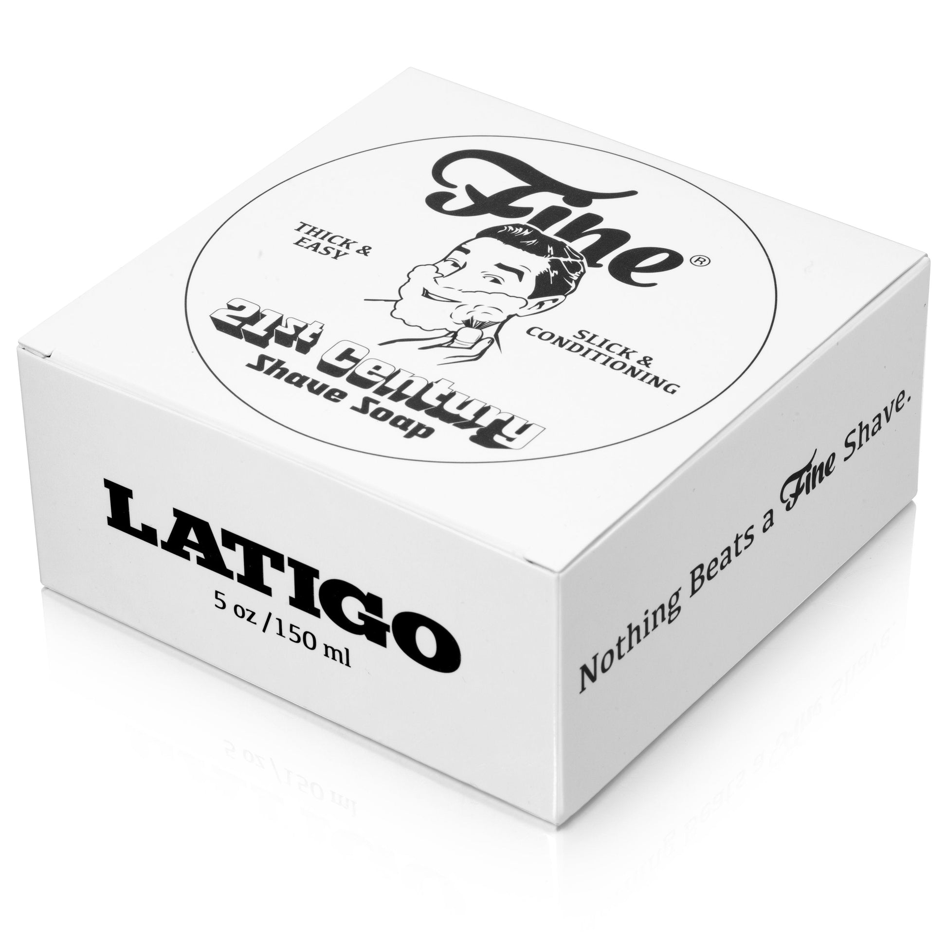 Fine® Latigo Shave Soap 5oz / 150ml - Eco-friendly - Sama Homes