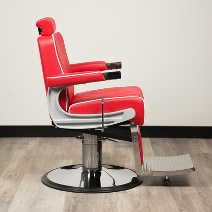 Belfast Barber Chair Red by LEVANT BARBER EQUIPMENT - Sustainable Living (View 4)