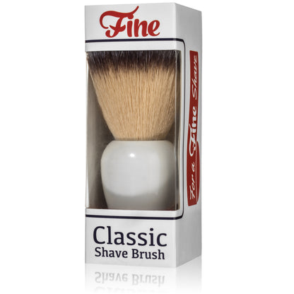 Fine Accoutrements Classic Shaving Brush - White by Fine - Shaving Brushes
