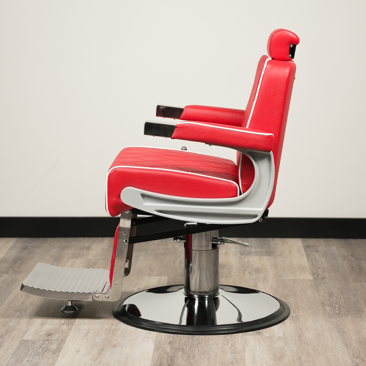 Belfast Barber Chair Red by LEVANT BARBER EQUIPMENT - Sustainable Living (View 5)