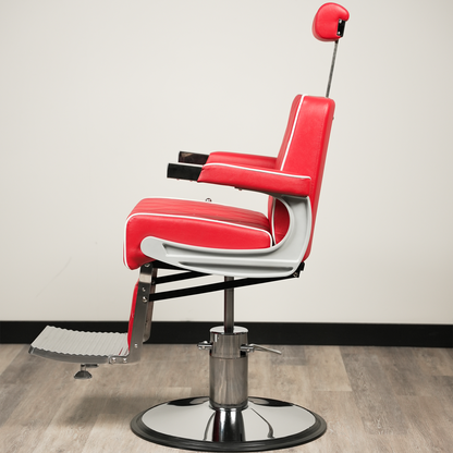 Belfast Barber Chair Red by LEVANT BARBER EQUIPMENT - Sustainable Living (View 7)