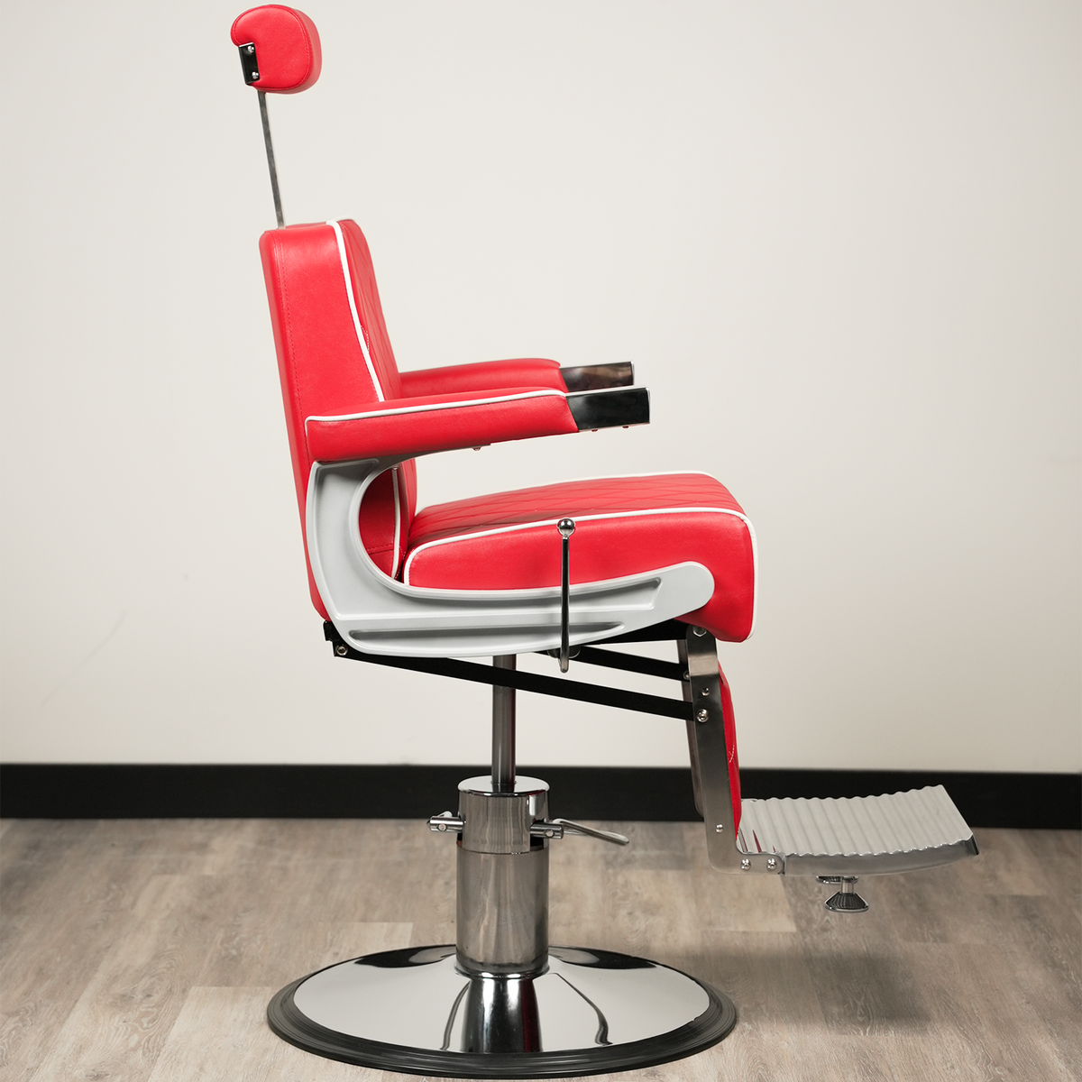 Belfast Barber Chair Red by LEVANT BARBER EQUIPMENT - Sustainable Living (View 9)