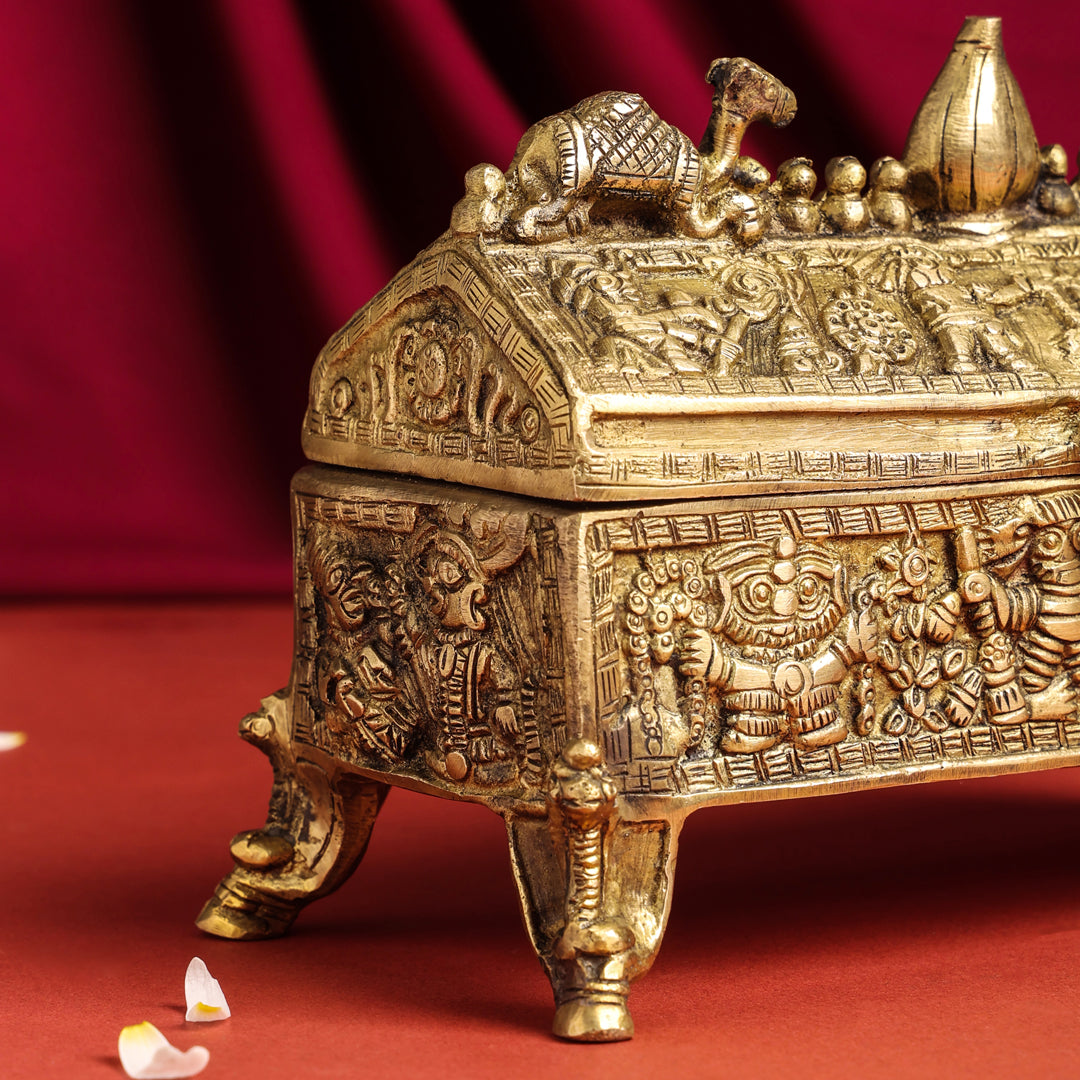 Brass Camel Jewellery Box (6 Inch) - Image 7