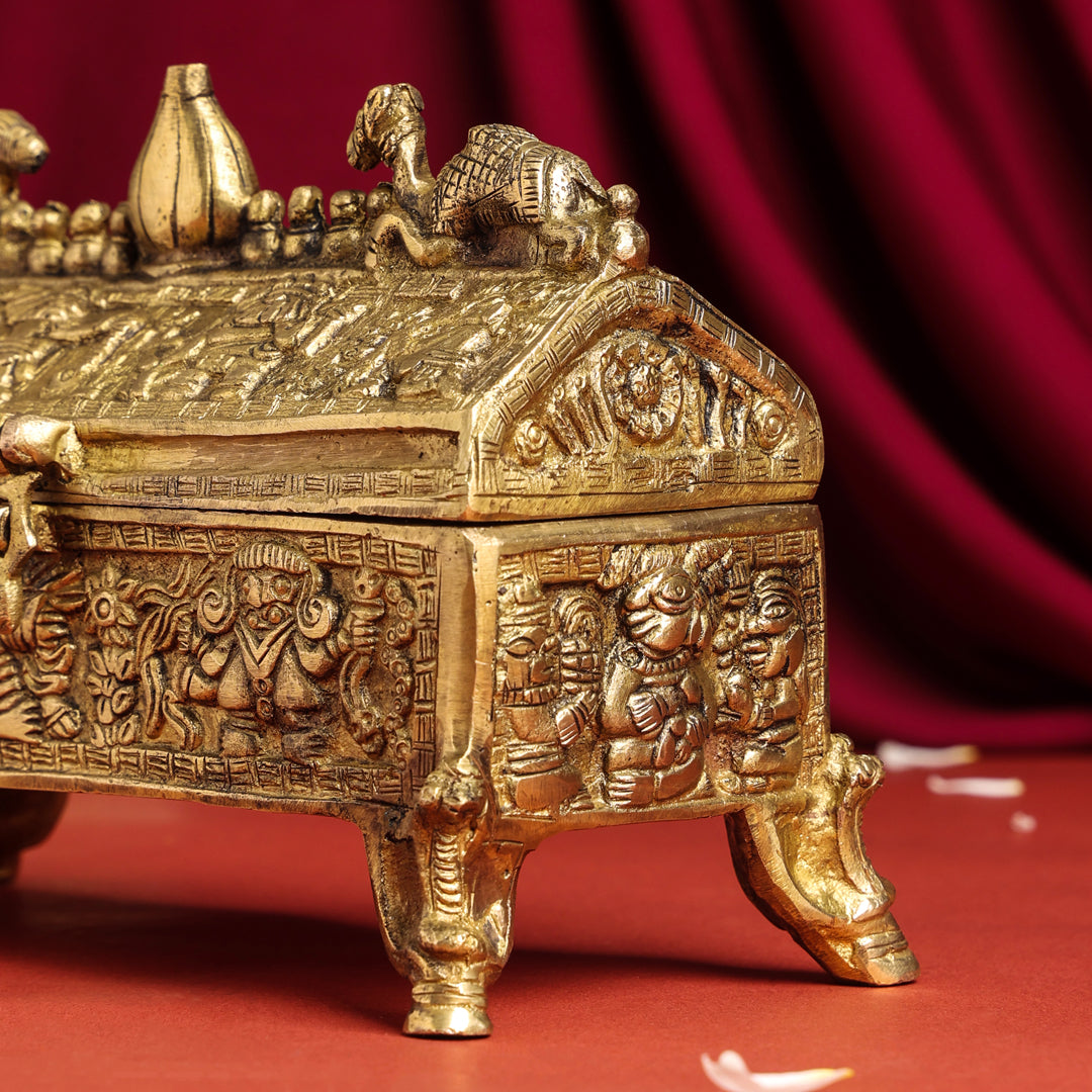 Brass Camel Jewellery Box (6 Inch) - Image 8