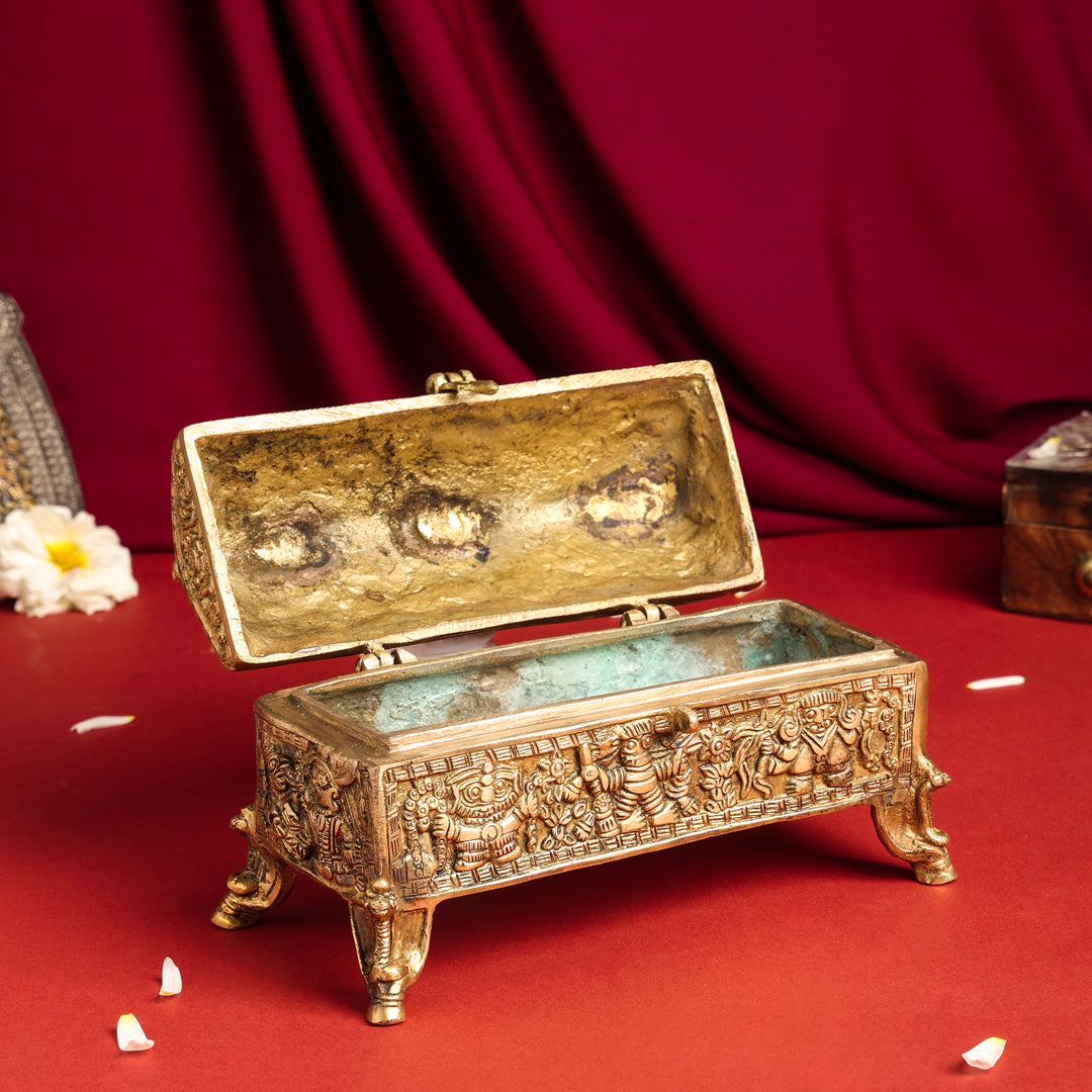 Brass Camel Jewellery Box (6 Inch) - Image 3
