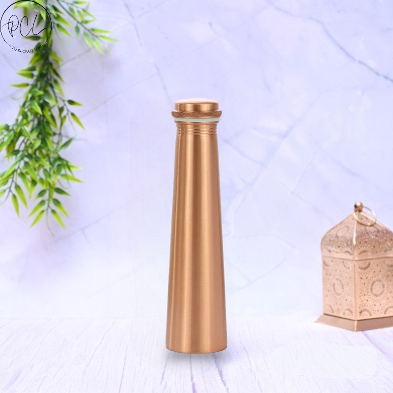 Pure Copper Tower Plain Matt Water Bottle with Leak Proof Capacity 1000 ML. – Sama Homes