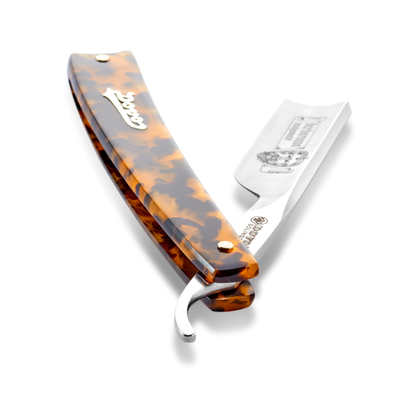 DV-803513, Dovo Straight Razor Barbarossa, 5/8”, carbon, 1/1 full holl