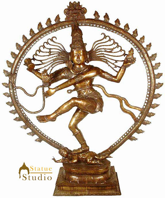 Very Large Size Dancing Indian God Natraja Exclusive Bronze Masterpiece 6 Feet