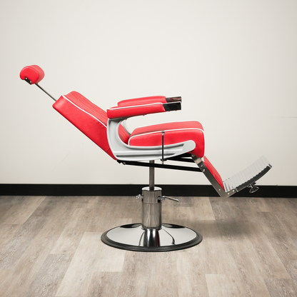 Belfast Barber Chair Red by LEVANT BARBER EQUIPMENT - Sustainable Living (View 10)