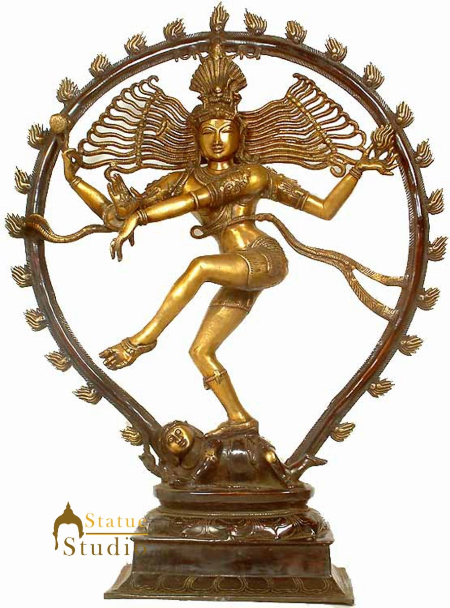 Large Size Divine Indian Hindu Dancing God Lord Shiva Natraja Décor 3 Feet - Image 2