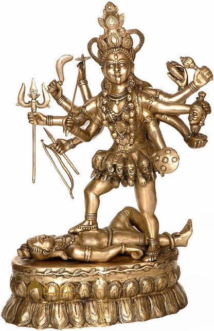 Large Size Indian Hindu Goddess Divine Maa MahaKali Murti 28" by vendor-unknown - Hindu Gods (View 2)