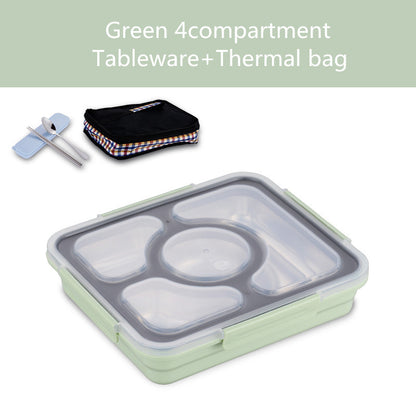304 Stainless Steel Insulated lunch Box Student Lunch Box With Lid – Image 18