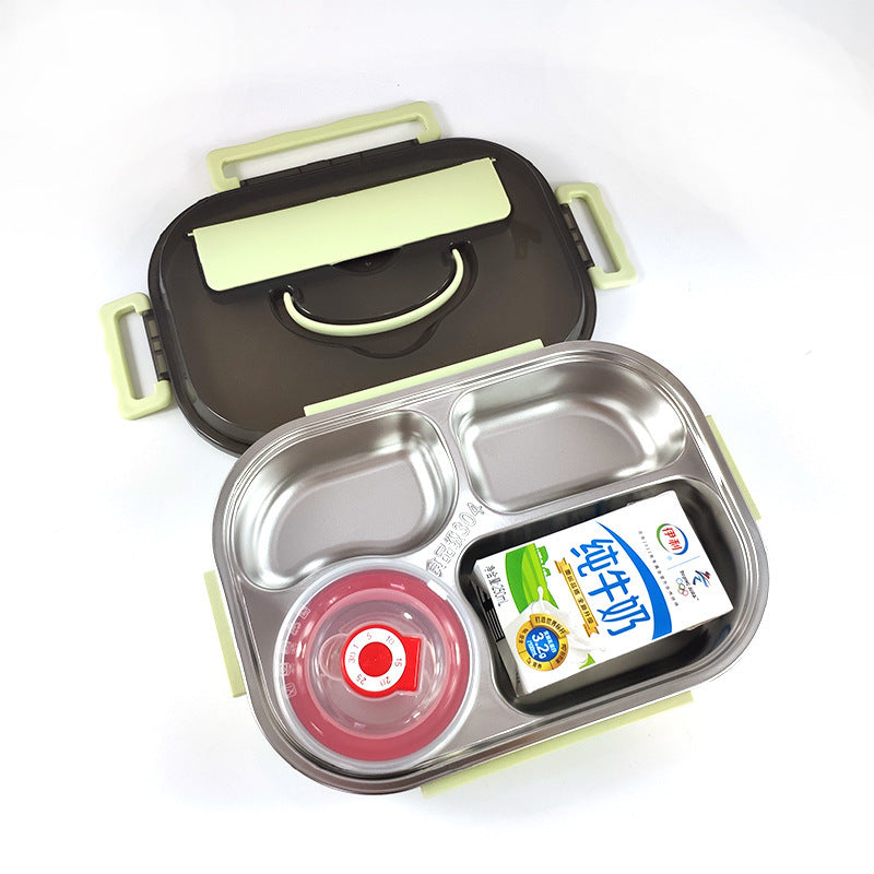 Elementary School Lunch Box With lid Separated Insulated Lunch Box – Image 3