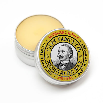 Captain Fawcett's Wax & Moustache Comb Gift Set(Big Peat) by Captain Fawcett's - Gift Sets & Kits (View 4)