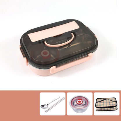 Elementary School Lunch Box With lid Separated Insulated Lunch Box – Image 4
